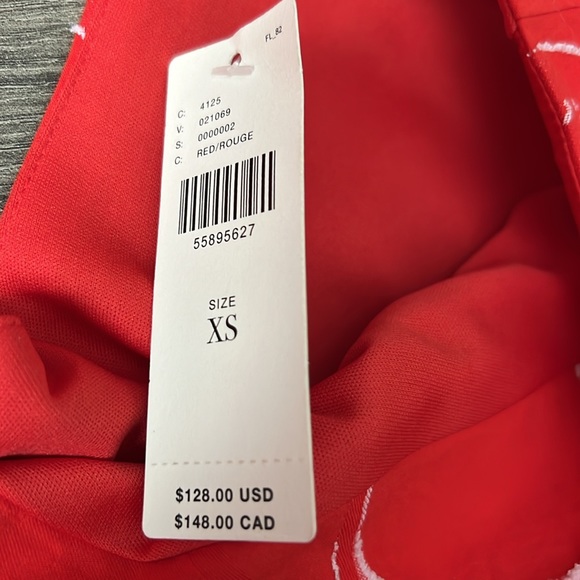 Evo Franco - ANTHROPOLOGIE- RED circle jumper ❤️ XS - Picture 3 of 7